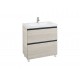 Pack Unik mueble base de 2 cajones + lavabo LANDER - ROCA