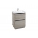 Pack Unik mueble base de 2 cajones + lavabo LANDER - ROCA