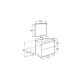 Pack Unik mueble base de 2 cajones + lavabo LANDER - ROCA