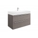 Unik (mueble base y lavabo de FINECERAMIC®) - ROCA