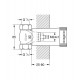 Montura de llave de paso 1/2" - GROHE