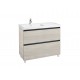 Pack Unik mueble base de 2 cajones + lavabo LANDER - ROCA