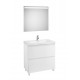 Pack mueble base + lavabo en el centro + espejo LED LANDER - ROCA