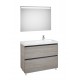 Pack mueble base + lavabo + espejo LED LANDER - ROCA