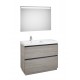 Pack mueble base + lavabo + espejo LED LANDER - ROCA