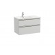 Pack Unik mueble base de 2 cajones + lavabo THE GAP - ROCA