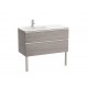 Pack Unik mueble base de 2 cajones + lavabo THE GAP - ROCA