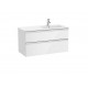 Pack Unik mueble base de 2 cajones + lavabo THE GAP - ROCA