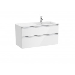 Pack Unik mueble base de 2 cajones + lavabo THE GAP - ROCA