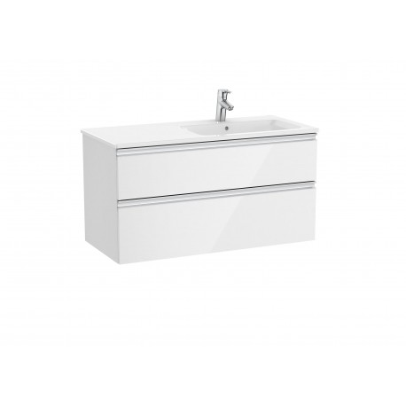 Pack Unik mueble base de 2 cajones + lavabo THE GAP - ROCA