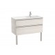 Pack Unik mueble base de 2 cajones + lavabo THE GAP - ROCA