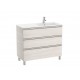 Pack Unik mueble base de 3 cajones + lavabo a al derecha THE GAP - ROCA