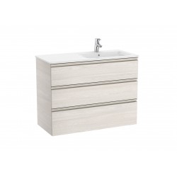 Pack Unik mueble base de 3 cajones + lavabo a la derecha THE GAP - ROCA