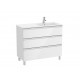 Pack Unik mueble base de 3 cajones + lavabo a al derecha THE GAP - ROCA