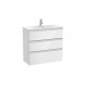 Pack Unik mueble base compacto de 3 cajones + lavabo THE GAP - ROCA