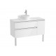 Mueble base de 2 cajones para lavabo de sobre encimera THE GAP - ROCA