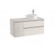 Mueble base de 2 cajones para lavabo de sobre encimera THE GAP - ROCA