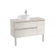 Mueble base de 2 cajones para lavabo de sobre encimera THE GAP - ROCA