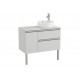 Mueble base de 2 cajones para lavabo de sobre encimera THE GAP - ROCA