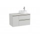 Mueble base de 2 cajones para lavabo de sobre encimera THE GAP - ROCA