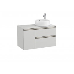 Mueble base de 2 cajones para lavabo de sobre encimera THE GAP - ROCA