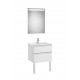 Pack mueble base de 2 cajones + lavabo central + espejo LED THE GAP - ROCA