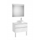 Pack mueble base para lavabo sobre encimera central + espejo LED THE GAP - ROCA