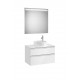 Pack mueble base para lavabo sobre encimera central + espejo LED THE GAP - ROCA