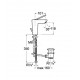 Grifo para lavabo con desagüe automático TOUCH - ROCA