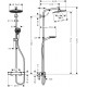 Conjunto de ducha termostático CROMETTA S 240 - HANSGROHE