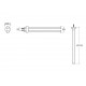 Toallero doble giratorio de 432 mm ROUND HOTELS - ROCA