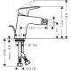 Grifo monomando de bidé LOGIS - HANSGROHE