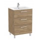 Pack Unik Family mueble base de 3 cajones + lavabo VICTORIA - ROCA