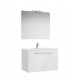 Pack mueble base con puertas + lavabo + espejo + aplique LED VICTORIA - ROCA