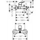 Grifo monomando de bidé LOGIS - HANSGROHE