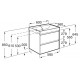 Pack Unik mueble base roble compacto de 2 cajones + lavabo ONA - ROCA