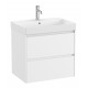 Pack Unik mueble blanco de 2 cajones + lavabo ONA - ROCA