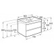 Pack Unik mueble de 2 cajones + lavabo ONA - ROCA
