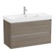 Pack Unik mueble base de 2 cajones + lavabo ONA - ROCA