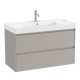 Pack Unik mueble base de 2 cajones + lavabo ONA - ROCA