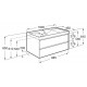 Pack Unik mueble base de 2 cajones + lavabo ONA - ROCA