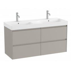 Pack Unik mueble de 4 cajones + lavabo doble ONA - ROCA