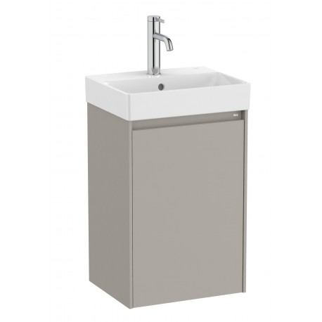 Pack Unik mueble de una puerta + lavabo para grifería centrado ONA - ROCA