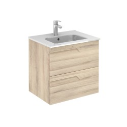 Conjunto mueble de baño de 2 cajones compacto VITALE - ROYO