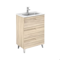 Conjunto de mueble de baño de 3 cajones compacto VITALE - ROYO