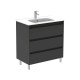 Conjunto mueble baño de 3 cajones + lavabo compacto SANSA - ROYO