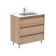 Conjunto mueble baño de 3 cajones + lavabo compacto SANSA - ROYO