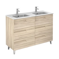 Conjunto de mueble de baño de 6 cajones compacto VITALE - ROYO