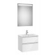 Pack mueble de 2 cajones, lavabo y espejo LED THE GAP - ROCA