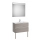 Pack mueble de 2 cajones 800 mm + lavabo + espejo LED THE GAP - ROCA